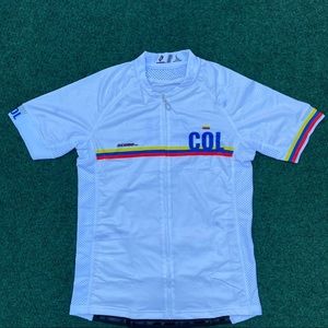 Colombia Short Sleeve Cycling PRO Jersey
